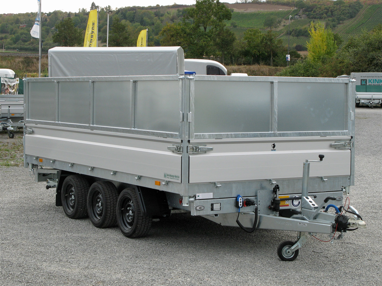 Hapert Cobalt HM-3 – 3500 3 Achs Multi Ferro Stahlblechaufsatz 600 mm, 400 mm Alu BW – Bild 3